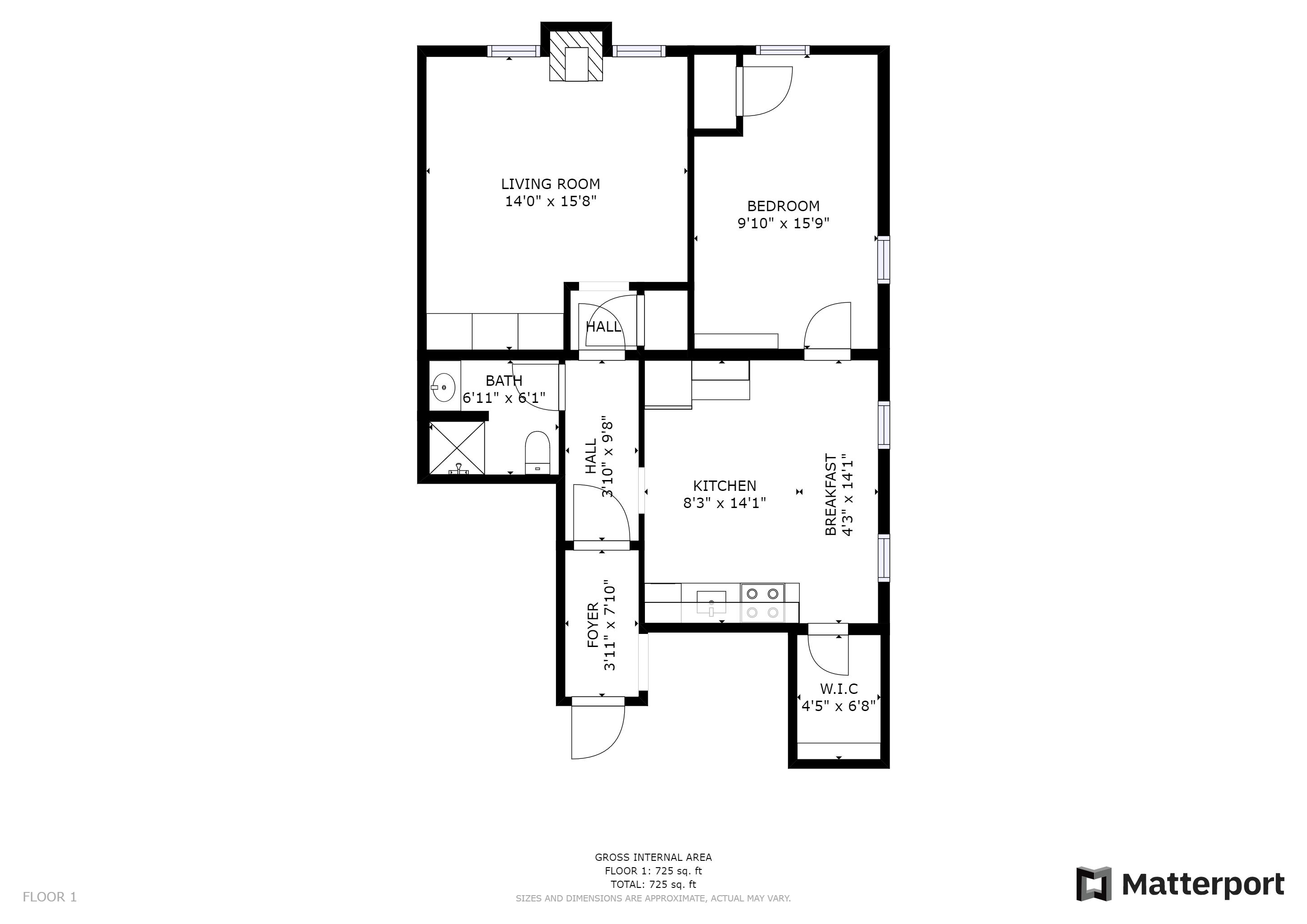 11 Charlotte Street, Apt. 2F, Baldwinsville, NY 13027 - Floorplan